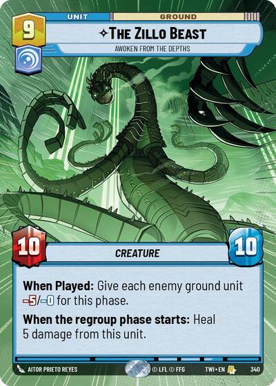 The Zillo Beast - Awoken From The Depths  (Hyperspace) - Foil