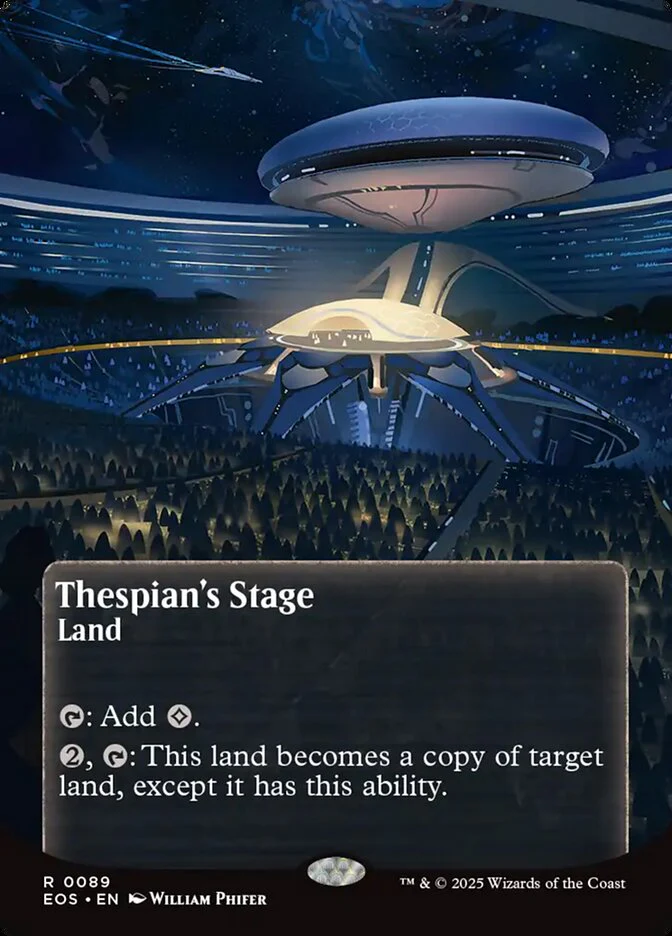 Thespian's Stage - Borderless - Full Art - Inverted