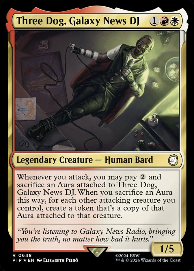 Three Dog, Galaxy News DJ - Legendary - Surge Foil (Foil)