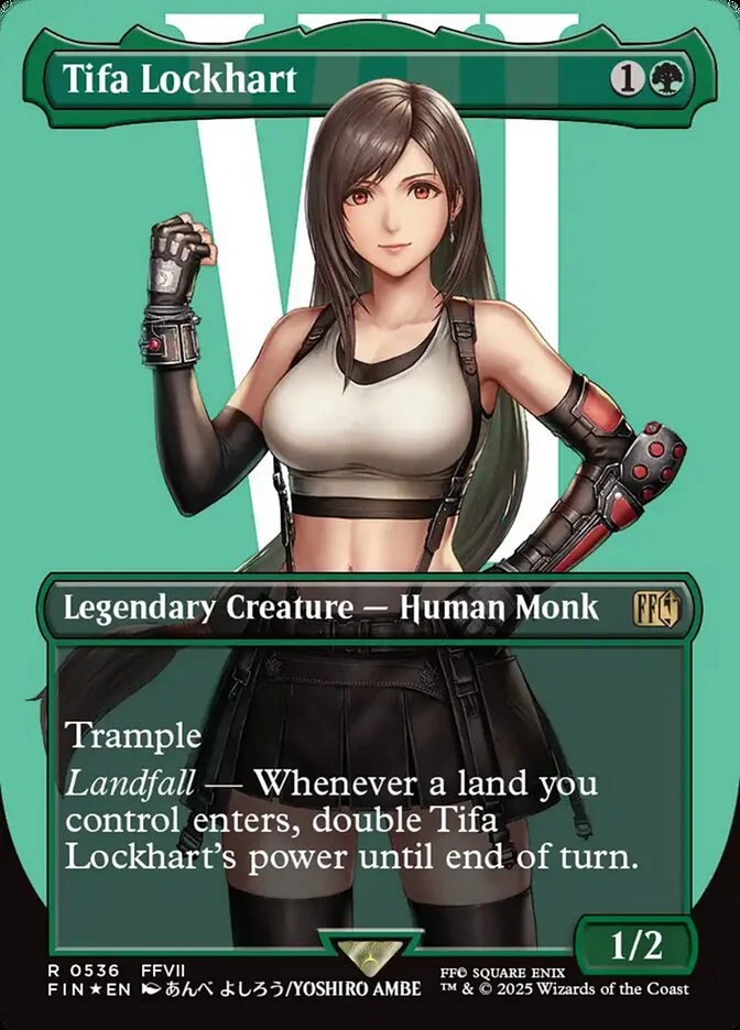 Tifa Lockhart - Borderless - Full Art - Inverted - Legendary (Foil)