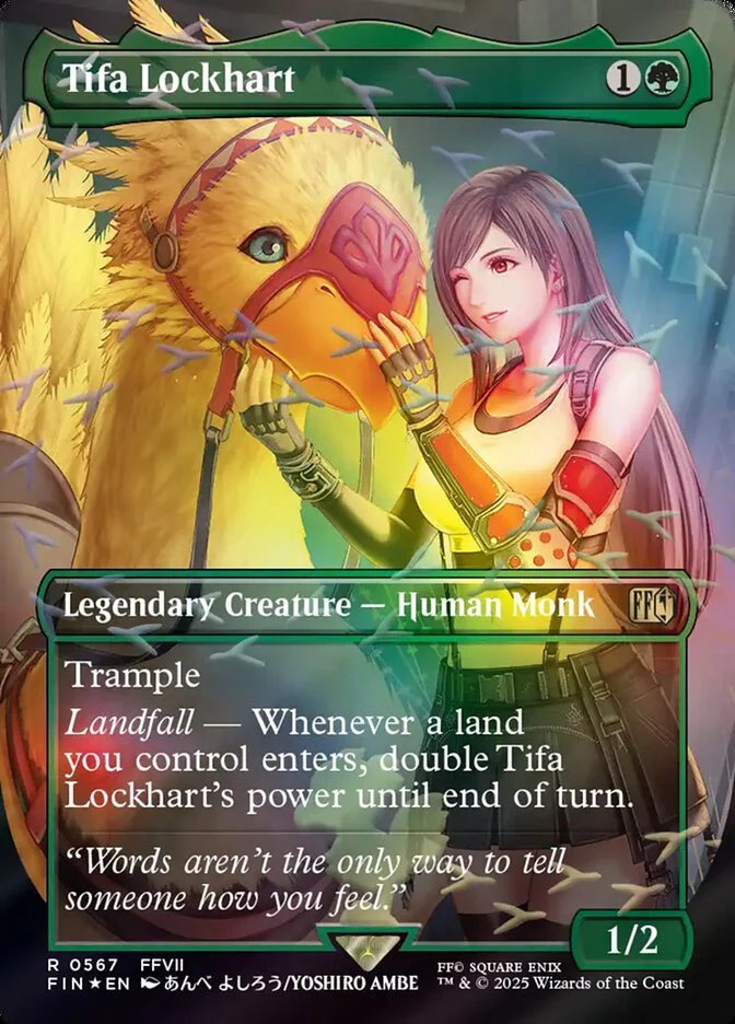 Tifa Lockhart - Borderless - Inverted - Legendary (Foil)