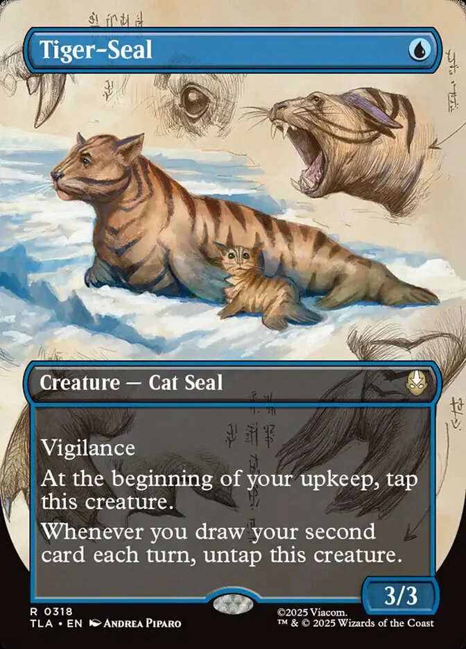 Tiger-Seal - Borderless - Full Art - Inverted (Foil)