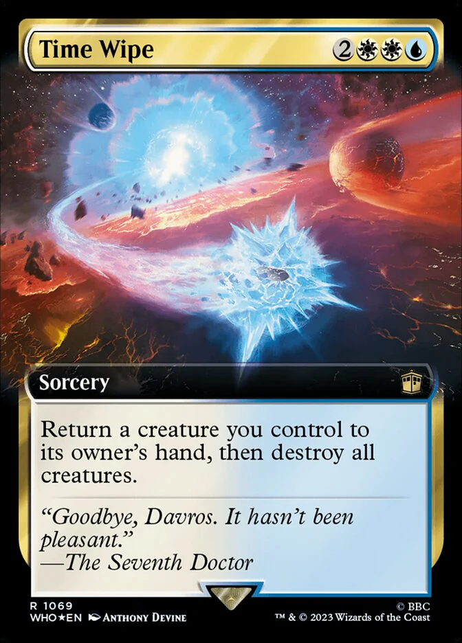 Time Wipe - Extended Art - Surge Foil (Foil)