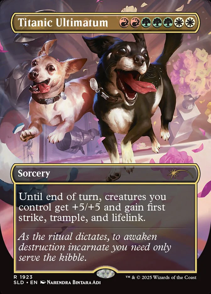 Titanic Ultimatum - Borderless - Full Art - Inverted (Foil)