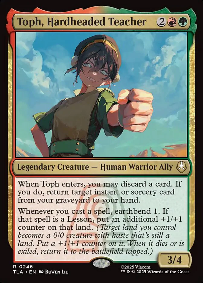 Toph, Hardheaded Teacher - Legendary (Foil)