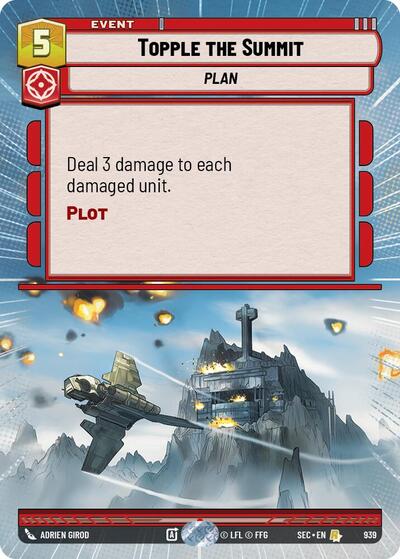 Topple the Summit (Hyperspace) - Foil