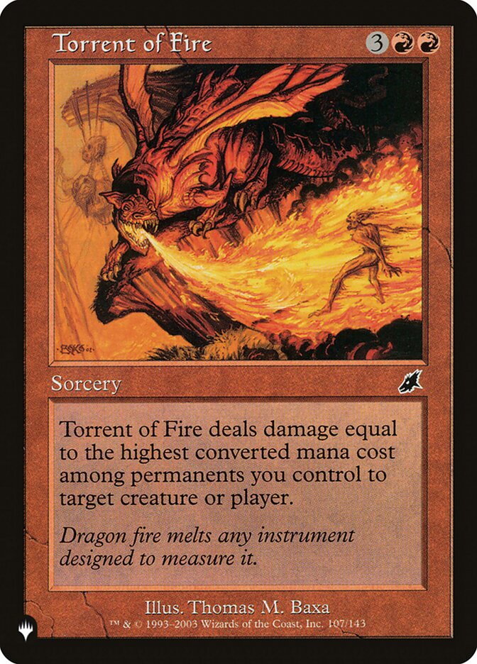 Torrent of Fire - Retro Frame