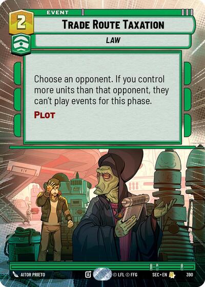Trade Route Taxation (Hyperspace)