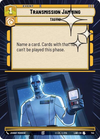 Transmission Jamming (Hyperspace) - Foil