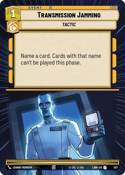 Transmission Jamming (Hyperspace)