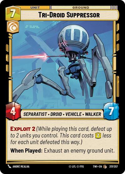 Tri-Droid Suppressor  - Foil