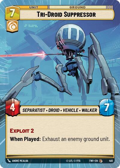 Tri-Droid Suppressor  (Hyperspace) - Foil