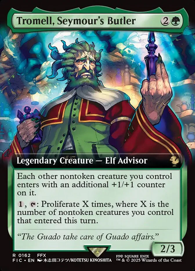 Tromell, Seymour's Butler - Extended Art - Legendary