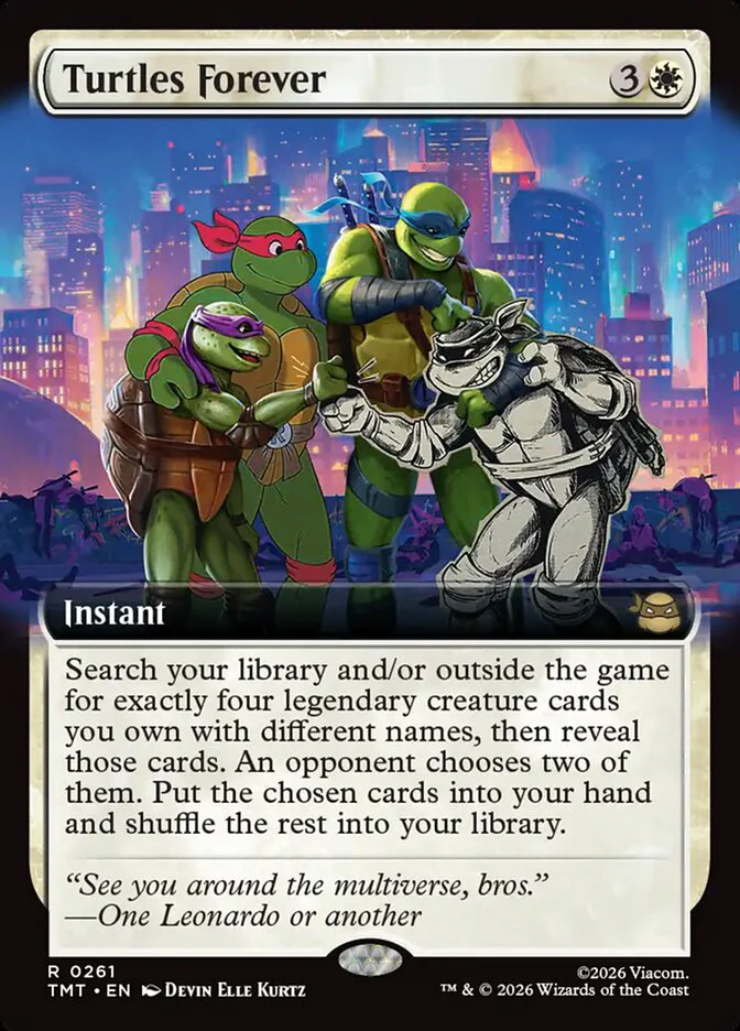 Turtles Forever - Extended Art (Foil)