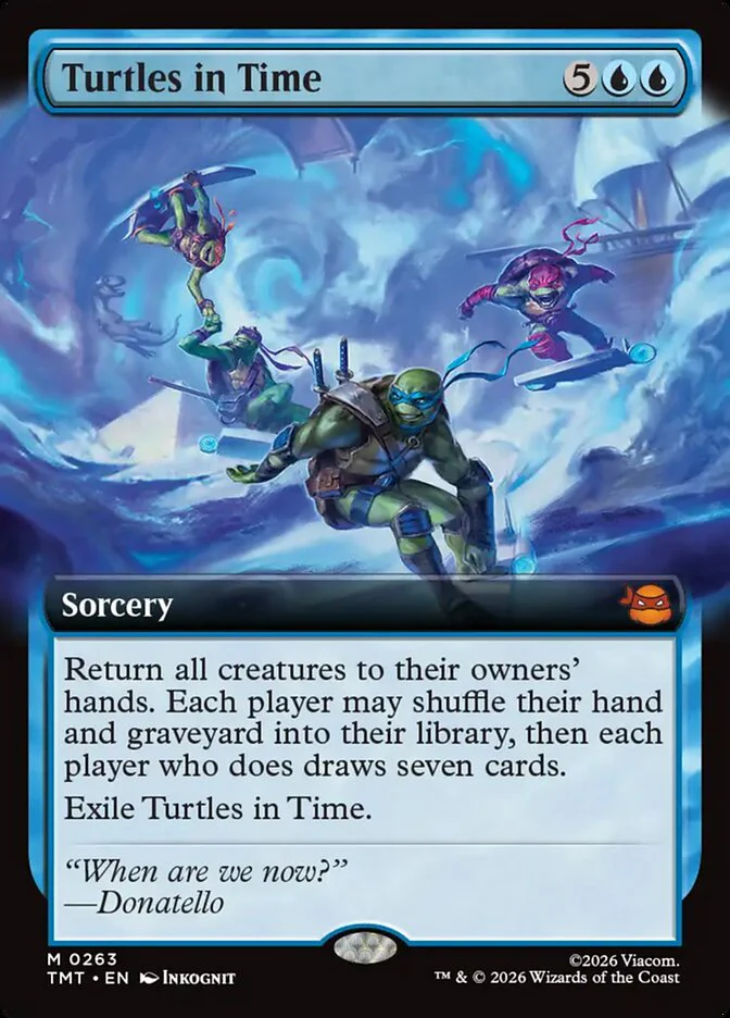 Turtles in Time - Extended Art (Foil)