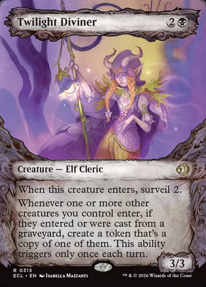 Twilight Diviner - Borderless - Showcase (Foil)