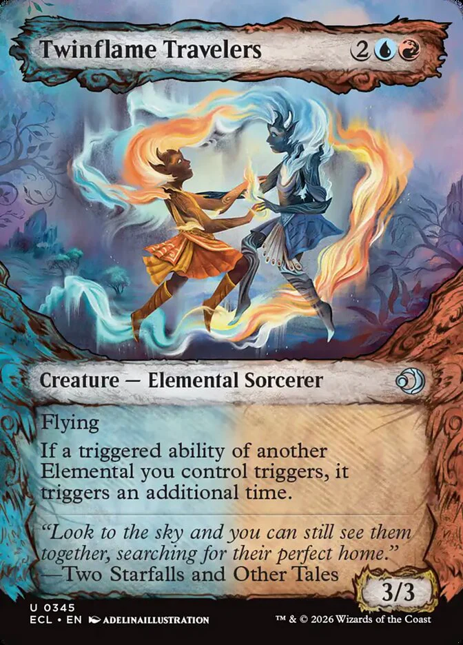 Twinflame Travelers - Borderless - Showcase (Foil)