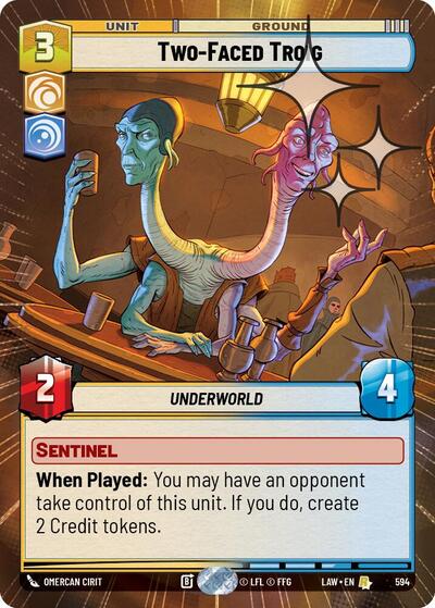 Two-Faced Troig (Hyperspace) - Foil