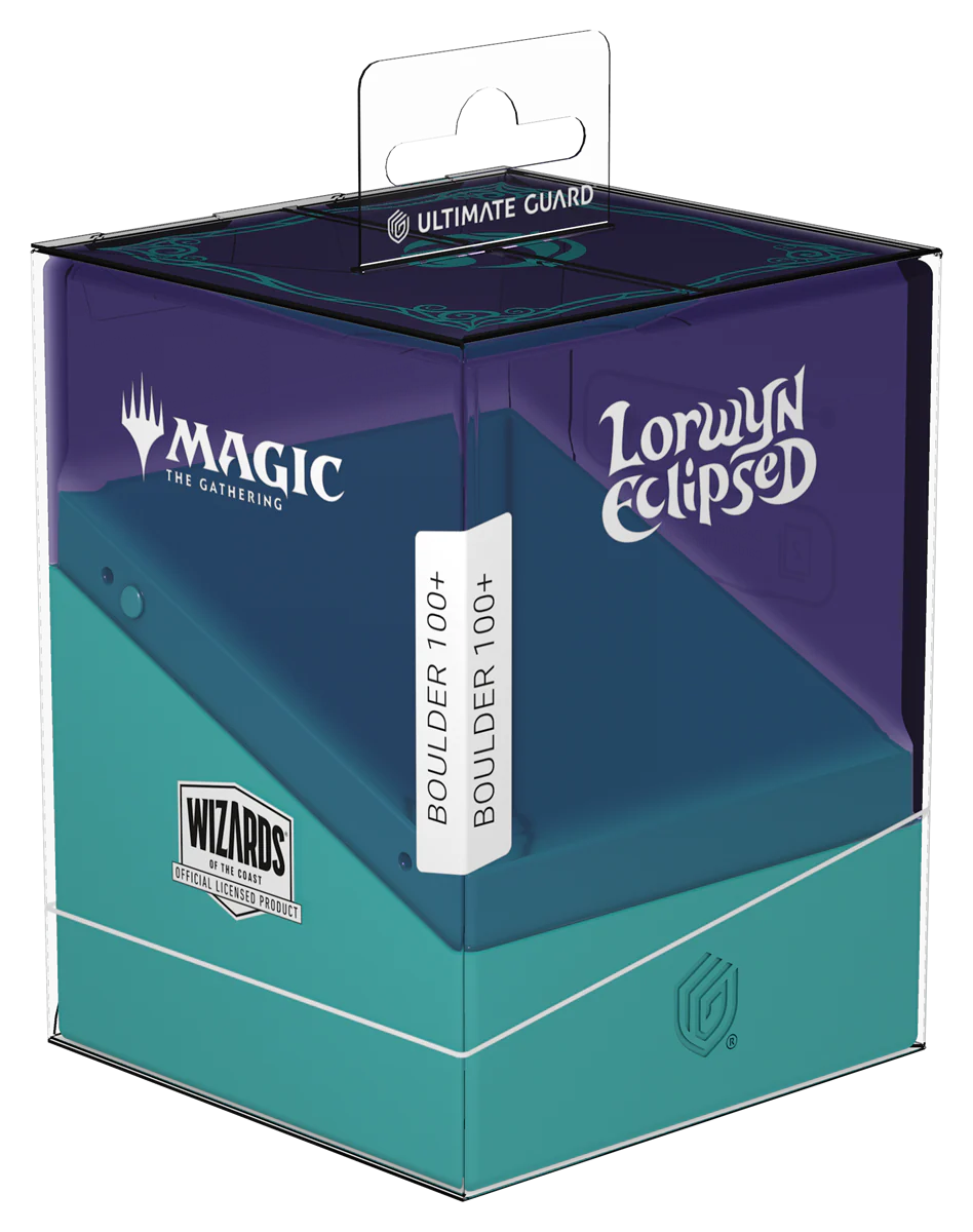 UG DECK CASE BOULDER 100+ MTG LORWYN ECLIPSED - PURPLE/BLUE
