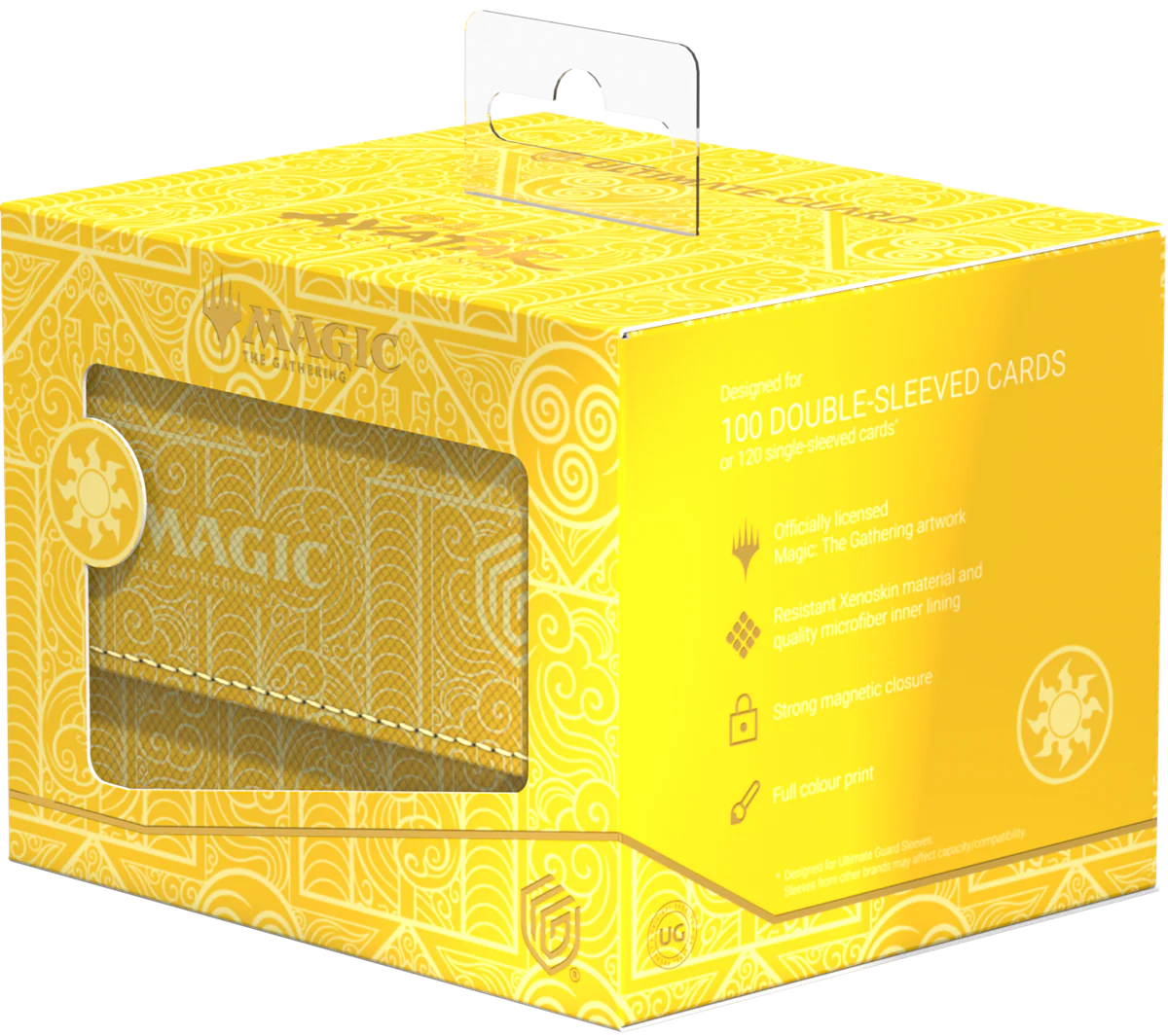 UG DECK CASE SIDEWINDER 100+ XENOSKIN MTG AVATAR: THE LAST AIRBENDER - MANA SYMBOL WHITE