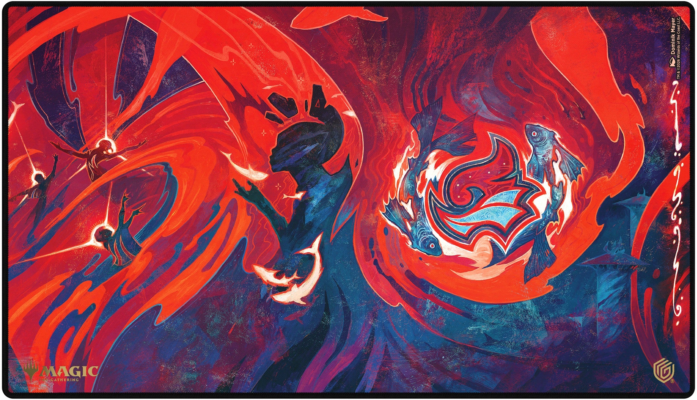 UG Playmat MTG Secrets of Strixhaven - Prismari