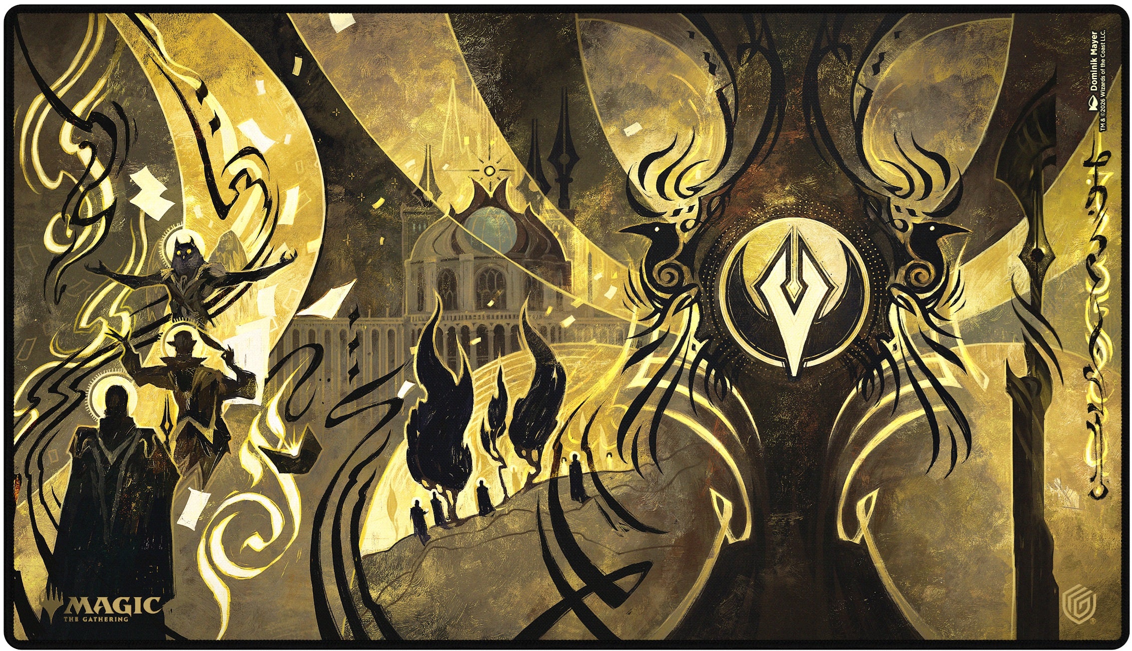 UG Playmat MTG Secrets of Strixhaven - Silverquill