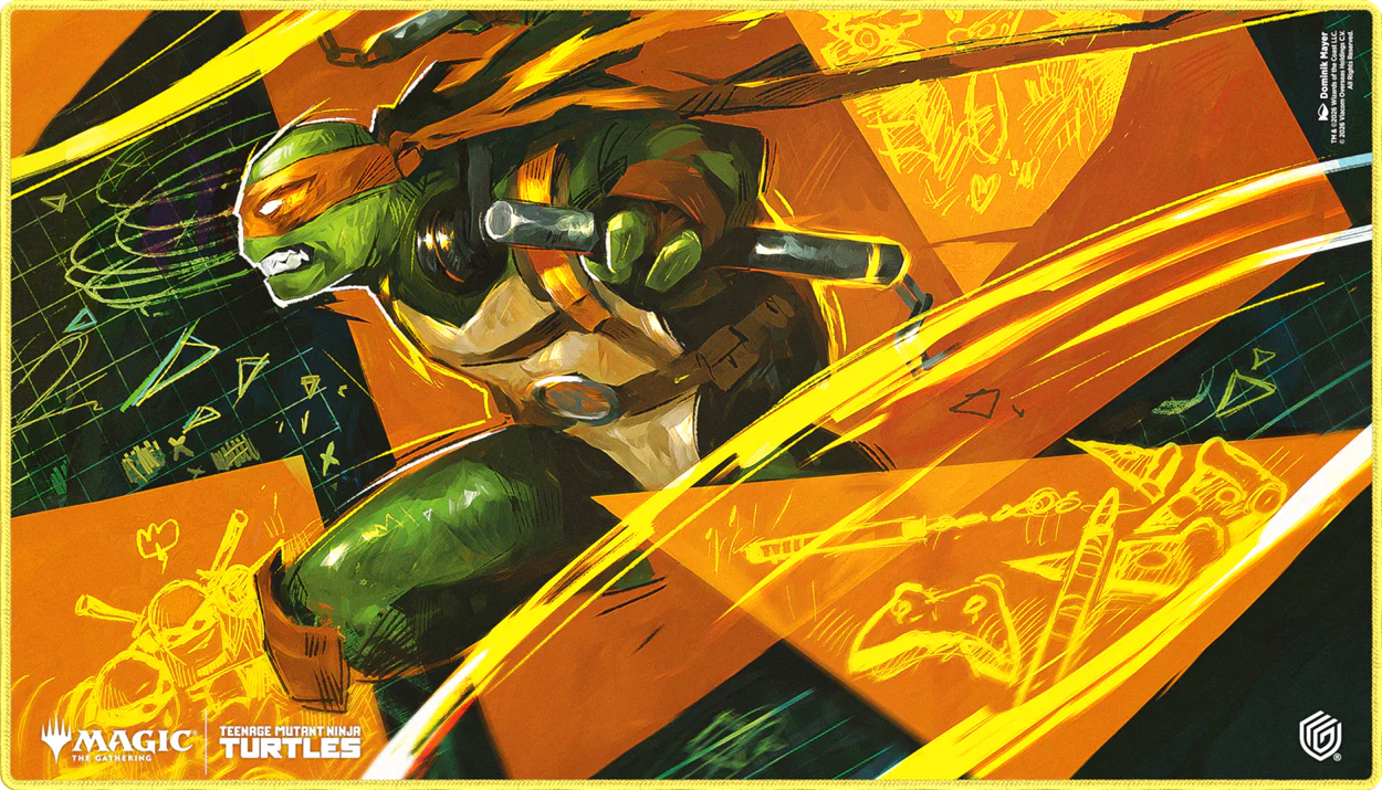 UG PLAYMAT MTG TEENAGE MUTANT NINJA TURTLES - MICHELANGELO'S TECHNIQUE - Image 2