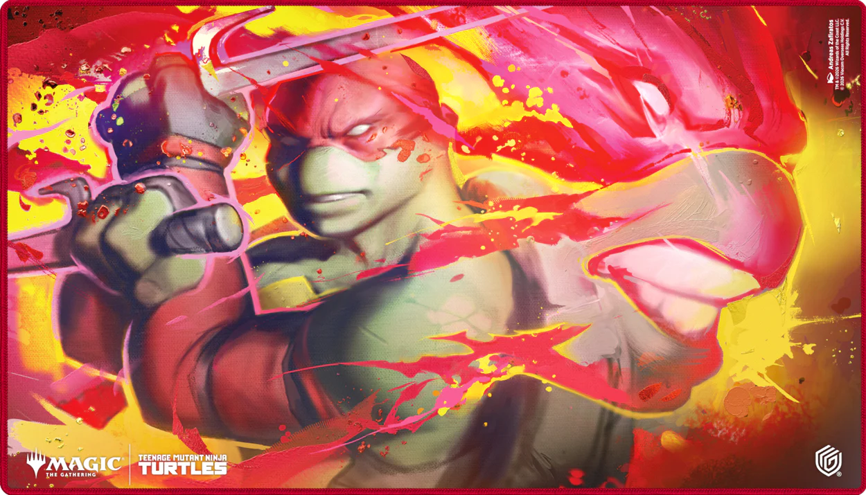 UG PLAYMAT MTG TEENAGE MUTANT NINJA TURTLES - RAPHAEL'S TECHNIQUE - Image 2