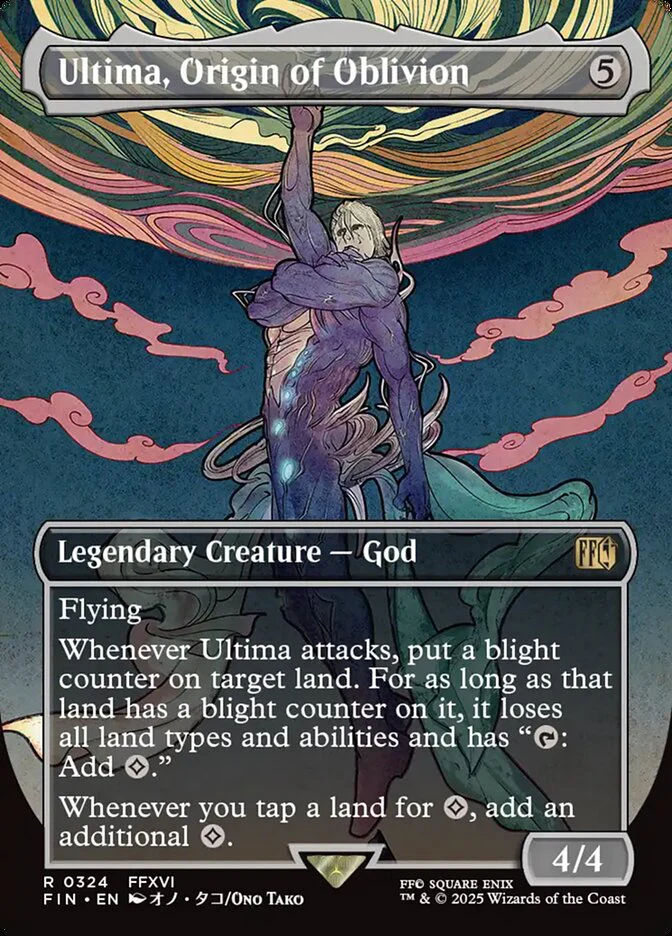 Ultima, Origin of Oblivion - Borderless - Full Art - Inverted - Legendary (Foil)