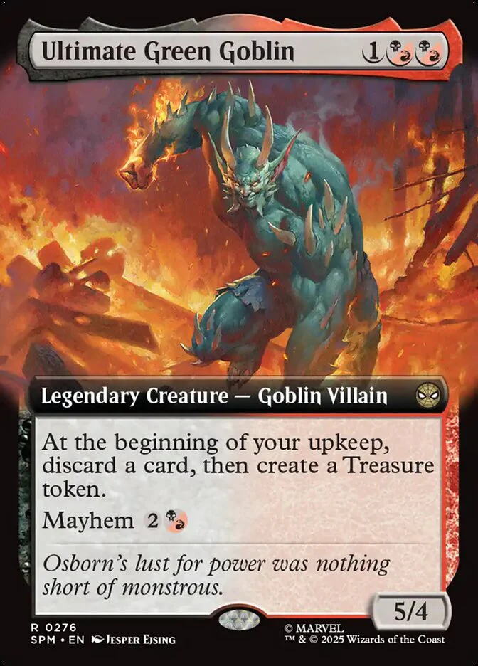 Ultimate Green Goblin - Extended Art - Legendary
