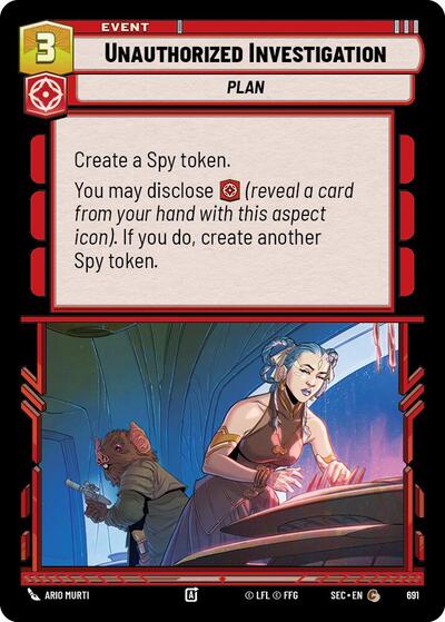 Unauthorized Investigation - Foil