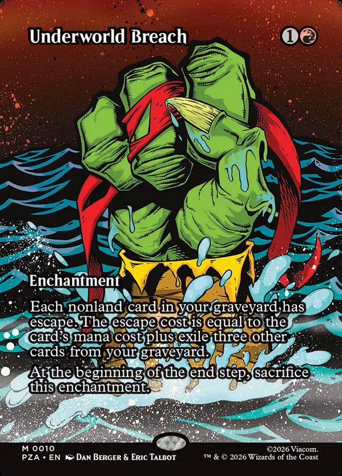 Underworld Breach - Borderless - Full Art - Enchantment - Inverted