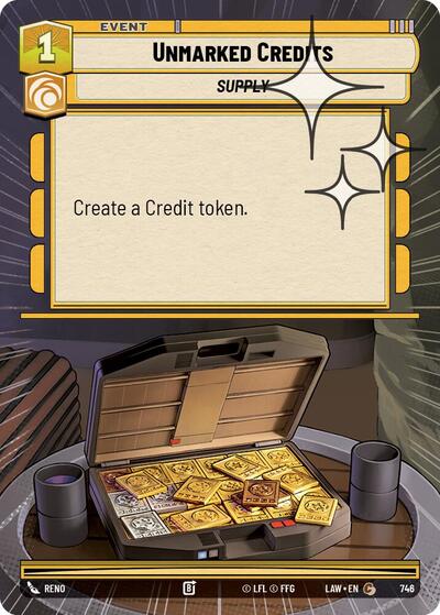 Unmarked Credits (Hyperspace) - Foil
