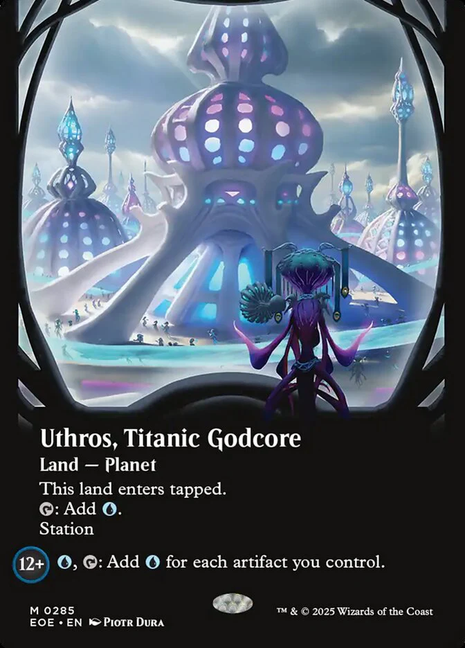 Uthros, Titanic Godcore - Borderless - Showcase - Extended Art