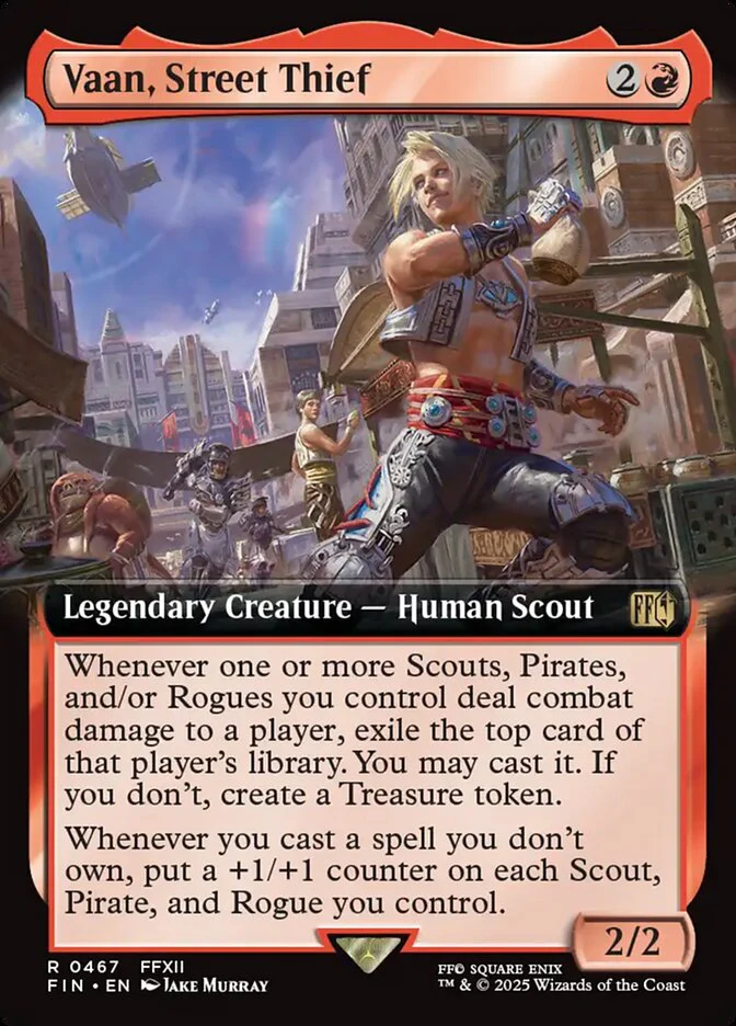 Vaan, Street Thief - Extended Art - Legendary (Foil)