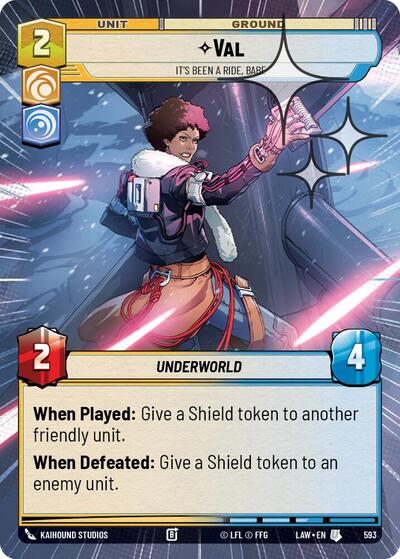 Val - It's Been a Ride, Babe (Hyperspace) - Foil