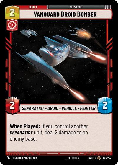 Vanguard Droid Bomber  - Foil