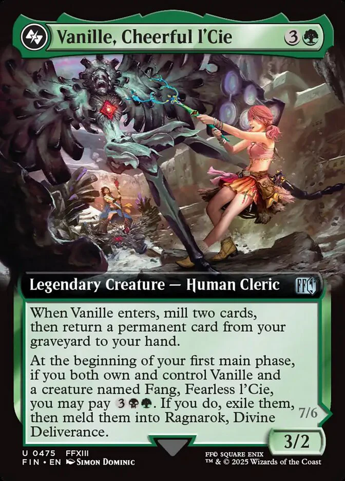 Vanille, Cheerful l'Cie // Ragnarok, Divine Deliverance - Extended Art - Legendary
