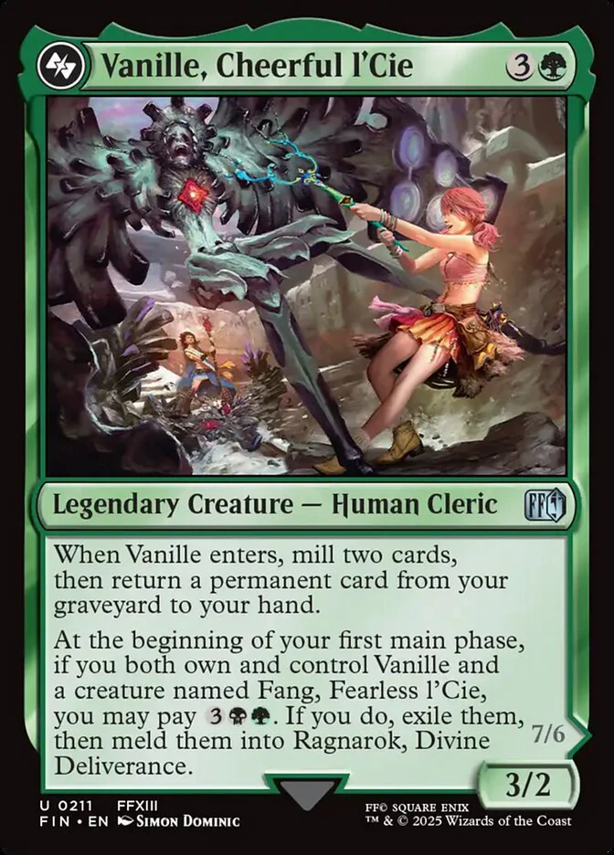 Vanille, Cheerful l'Cie // Ragnarok, Divine Deliverance - Legendary
