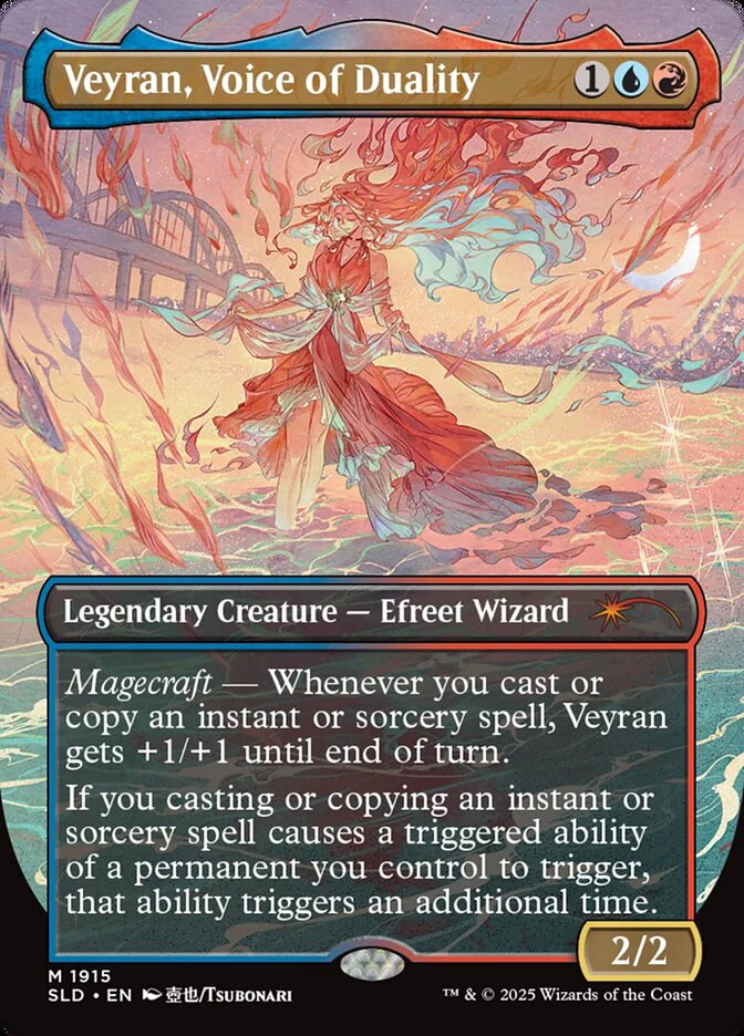 Veyran, Voice of Duality - Borderless - Full Art - Legendary - Inverted