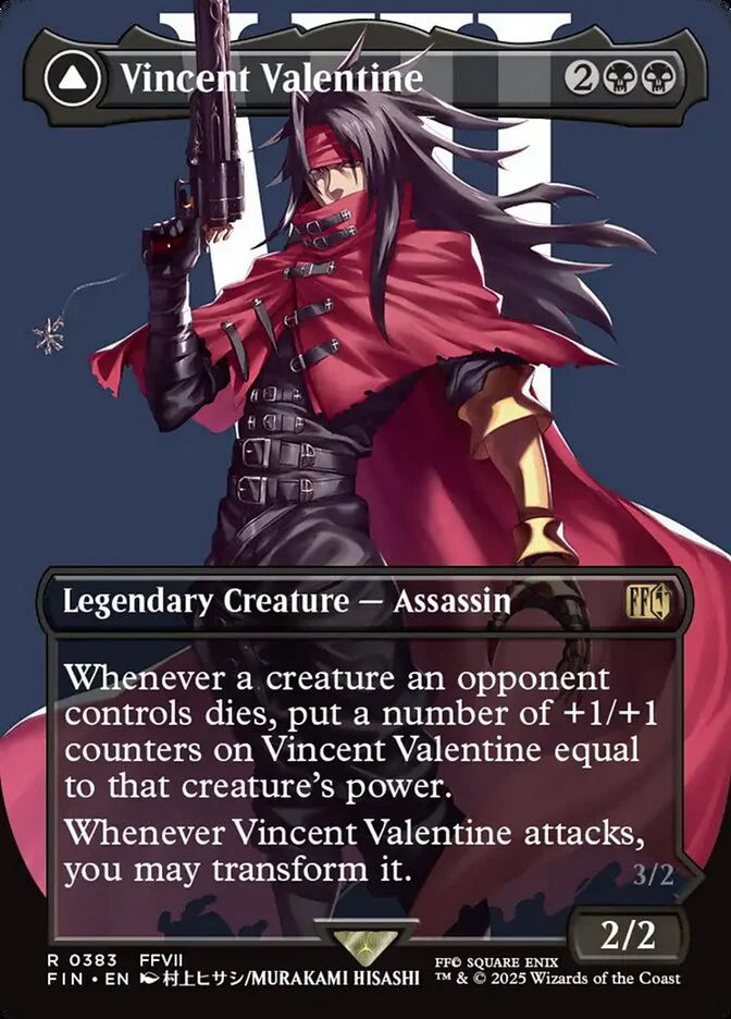 Vincent Valentine // Galian Beast - Borderless - Full Art - Inverted - Legendary