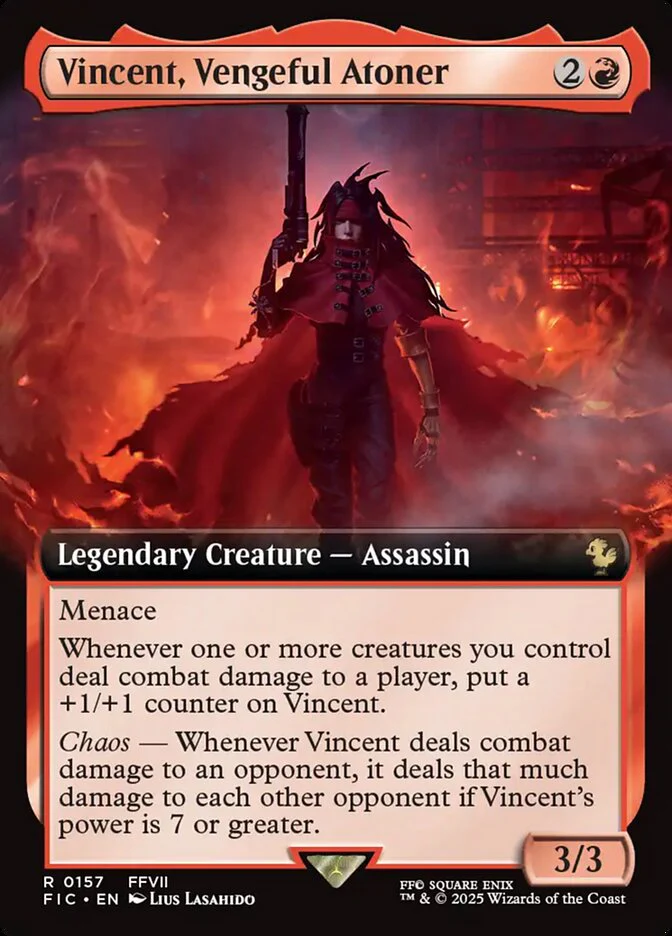Vincent, Vengeful Atoner - Extended Art - Legendary