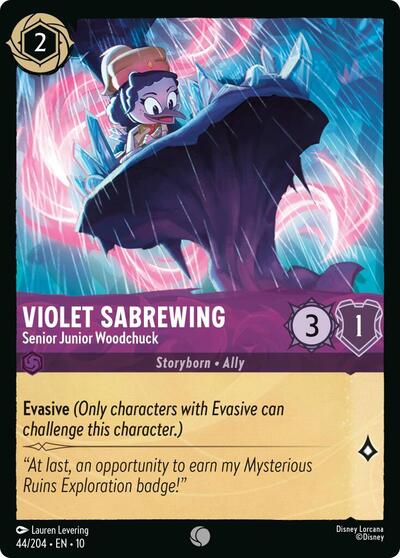 Violet Sabrewing - Senior Junior Woodchuck - Foil