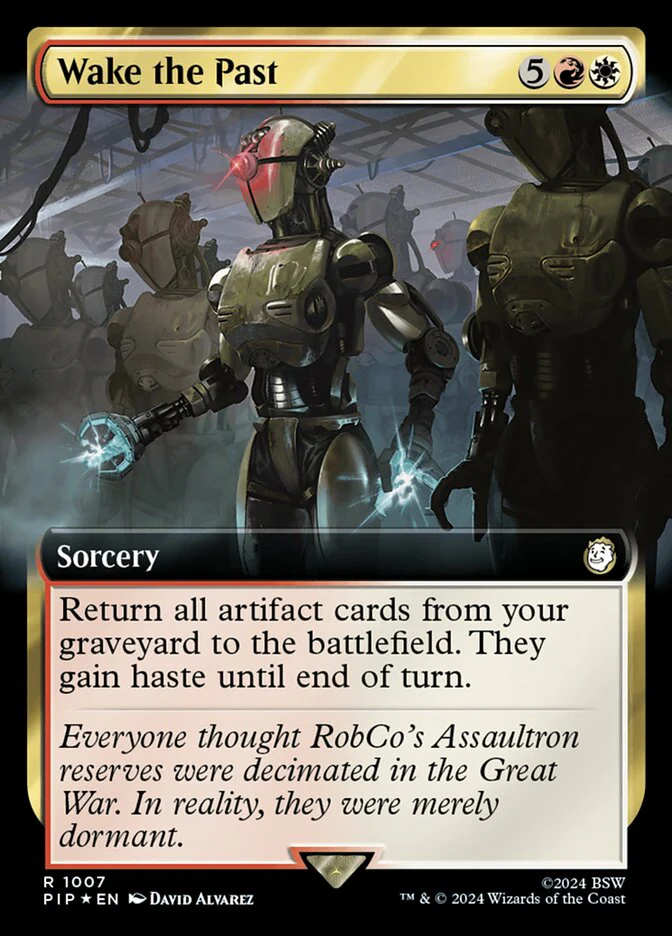 Wake the Past - Extended Art - Surge Foil (Foil)