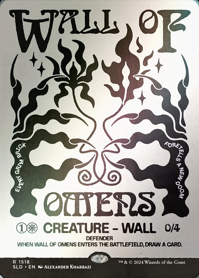 Wall of Omens - Borderless - Full Art (Foil)