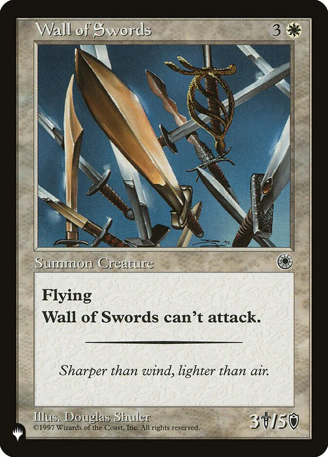 Wall of Swords - Retro Frame