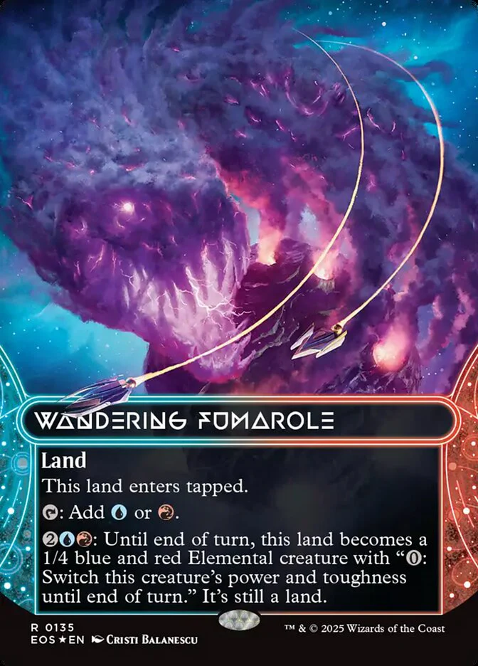 Wandering Fumarole - Borderless - Full Art - Inverted (Foil)