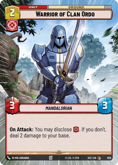 Warrior of Clan Ordo (Hyperspace) - Foil