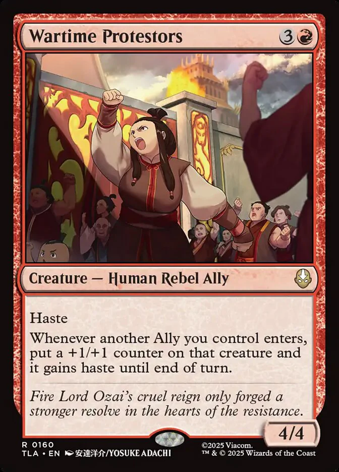 Wartime Protestors (Foil)