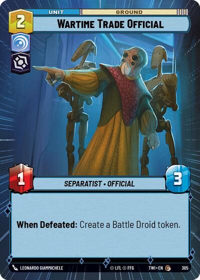 Wartime Trade Official  (Hyperspace) - Foil